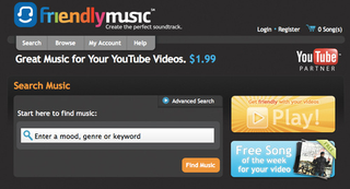Illustration for article titled FriendlyMusic Lets You Buy Legal, Licensed Tunes For Your YouTube Videos For $2